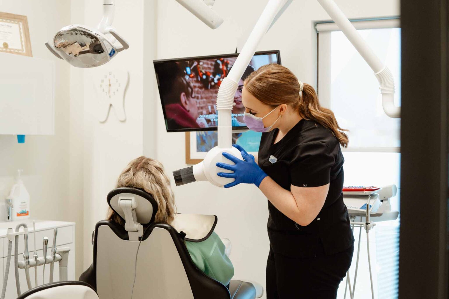 enhance the color and brightness of teeth